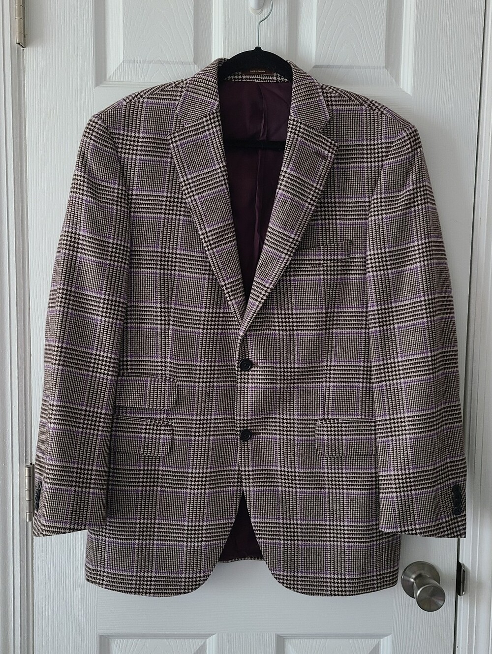 Peter Millar Glenn Plaid Wool Cashmere Blazer